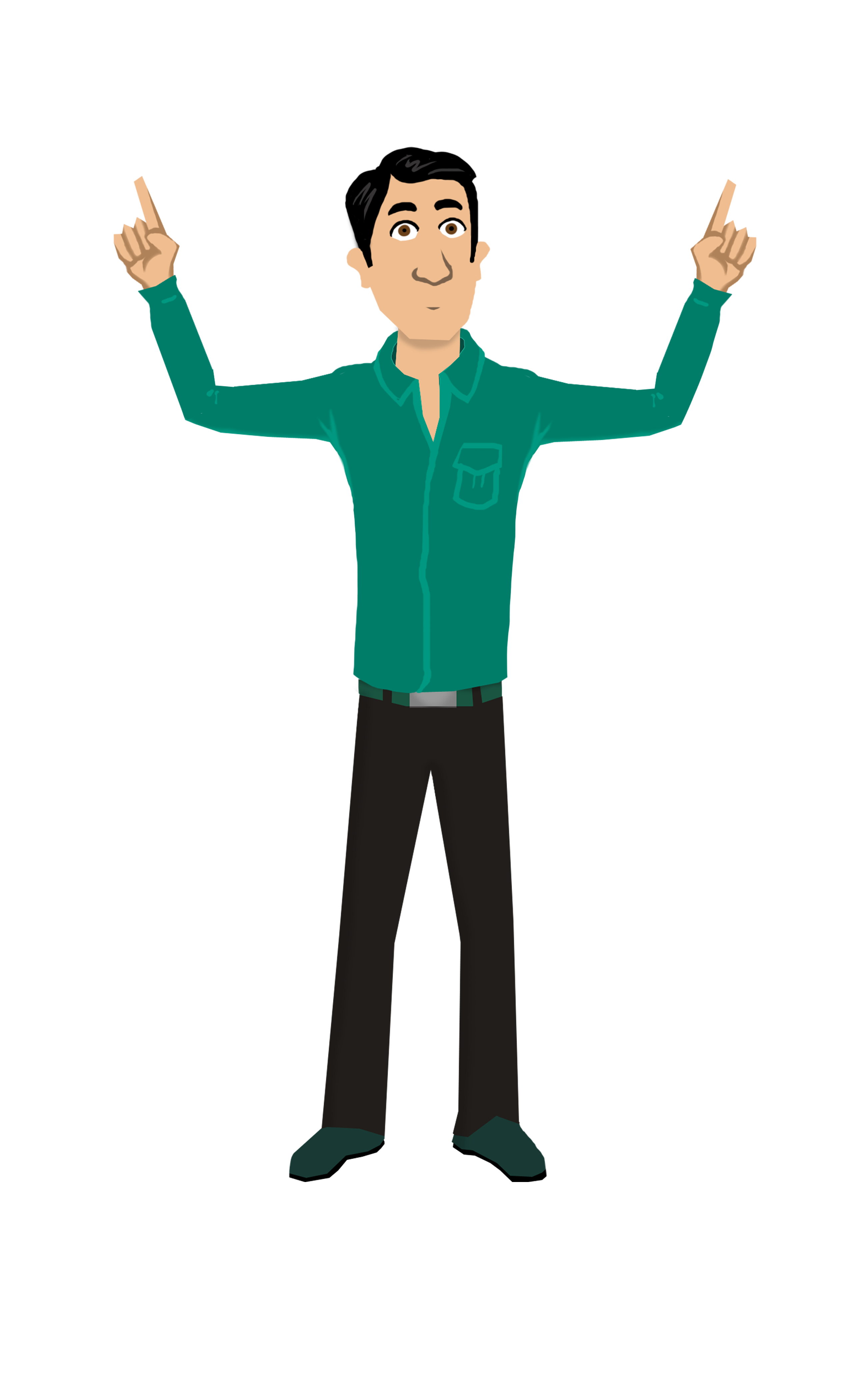 24 green shirt 2